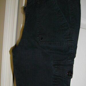 Gloria Vanderbilt Khaki Unlimited brushed twill caro pants, tapered leg, 8.